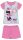 Disney Minnie Maus Sommer-Kurzarm-Kinderpyjama - Baumwoll-Jersey-Pyjama - Grau - 110