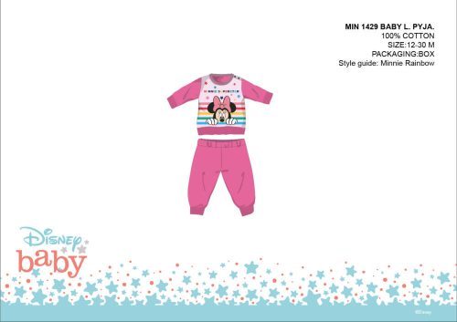 Disney Minnie Maus Baby-Strampelanzug - Jersey-Baumwoll-Strampelanzug - dunkelrosa - 98