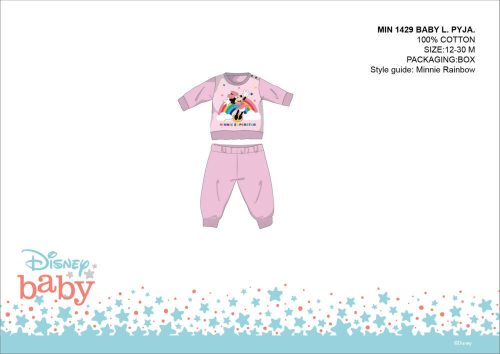 Disney Minnie Maus Baby-Strampelanzug - Jersey-Baumwoll-Strampelanzug - hellrosa - 92