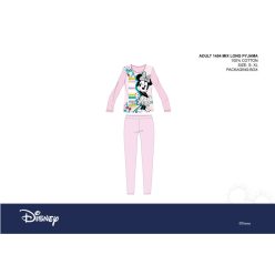   Disney Minnie Maus Damen Jersey-Pyjama - Baumwoll-Pyjama - Hellrosa - M