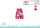 Disney Minnie Maus Sommer ärmelloser Baby-Strampler - Regenbogenmuster - Pink-Rosa - Für Babys von 0-1 Monat