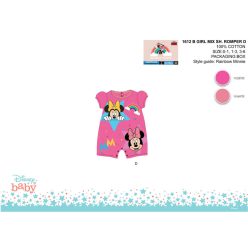   Disney Minnie Mouse Sommer Kurzarm Baby Romper - Pink - Für Babys von 0-1 Monat