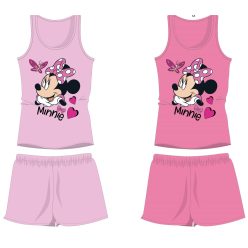   Disney Minnie Maus Baumwoll-Sommerensemble - T-Shirt-Shorts-Set - Rosa - 110