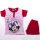 Kurzärmeliger Baumwoll-Kinderpyjama - Minnie Maus - Einhorn - rot - 110