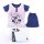 Kurzärmeliger Baumwoll-Kinderpyjama - Minnie Maus - Einhorn - Dunkelblau - 128