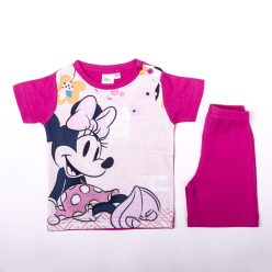   Minnie Mouse Mädchen Baumwoll-Sommer-Set - T-Shirt-Shorts-Set - Pink - 92