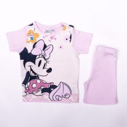   Minnie Mouse Mädchen Baumwoll-Sommer-Set - T-Shirt-Shorts-Set - Hellrosa - 86