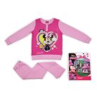 Winter Baumwoll-Kinderpyjama - Minnie Maus - hellrosa - 128