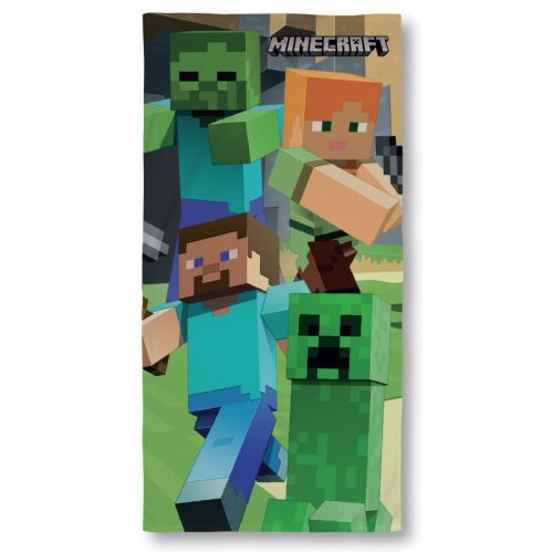Minecraft 100% Baumwoll-Strandhandtuch - 70x140 cm