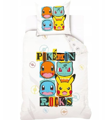 POKÉMON Bettwäsche 100% Baumwolle 140x200 + 70x90