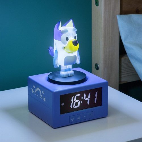 Bluey Icon digitale Wecker mit Nachtlicht