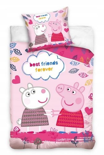PEPPA PIG Bettwäsche-Set 100% Baumwolle 140x200 + 60x70