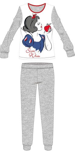 Disney Schneewittchen Damen dünner Baumwollpyjama - Jersey-Pyjama - Hellgrau