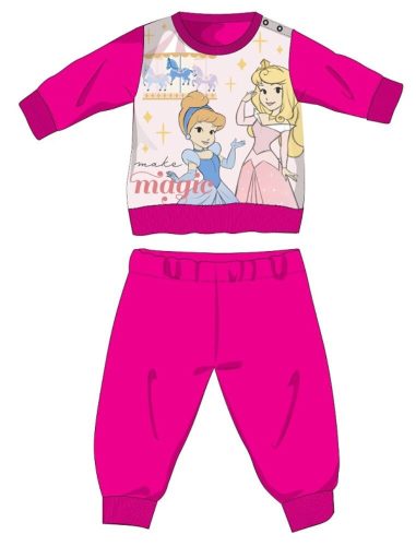 Disney Prinzessinnen Winterdicke Baby-Pyjama - Baumwollflanell-Pyjama - Pink - 86