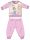 Disney Prinzessinnen Winterdicke Baby-Pyjama - Baumwollflanell-Pyjama - Hellrosa - 86