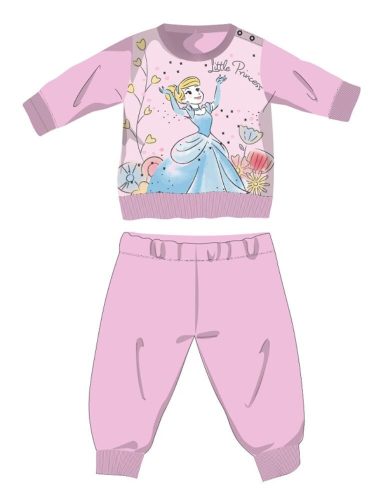 Disney Prinzessinnen Winter Baumwoll Baby Pyjama - Interlock Pyjama - Hellrosa - 98