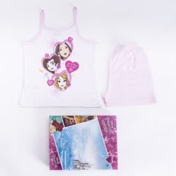   Prinzessinnen Mädchen Baumwollpyjama - ärmelloser Pyjama - Sommer-Set - Hellrosa - 116