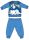 Snoopy Langarm-Dünner Baby-Pyjama - Baumwoll-Jersey-Pyjama - Hellblau - 86
