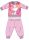 Snoopy Langarm-Dünner Baby-Pyjama - Baumwoll-Jersey-Pyjama - Hellrosa - 92