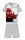 Spider-Man Sommer-Kurzarm-Kinderpyjama - Baumwoll-Jersey-Pyjama - grau - 104
