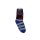 Rutschfeste Kinderknöchelsocken - Spiderman - Vollplüsch - dunkelblau-mittelblau - 31-34