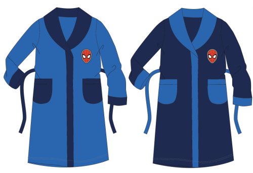 Spiderman Kinder Korallenbademantel - hellblau - 122