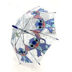 Disney Stitch Halbautomatik-Regenschirm - 74cm - Blau
