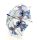Disney Stitch Halbautomatik-Regenschirm - 74cm - Blau
