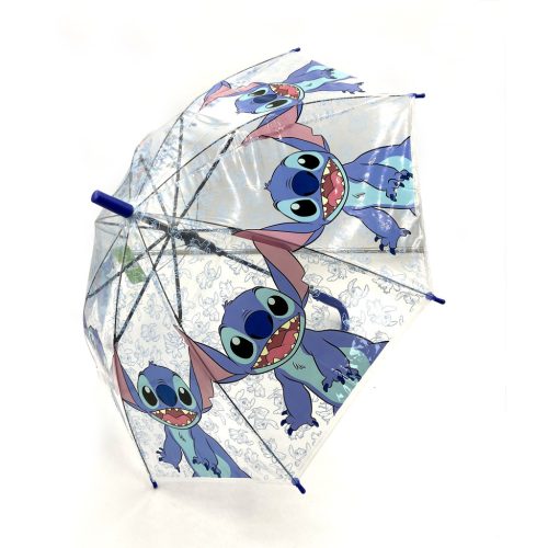 Disney Stitch Halbautomatik-Regenschirm - 74cm - Blau