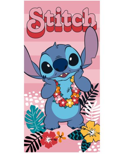 Disney Stitch Ohana bedeutet Familie Eco Friendly schnell trocknendes Strandtuch - 70x140 cm