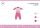 Winter Baumwoll Interlock Baby Pyjama - Einhorn - Rosa - 92