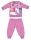 Einhorn Winter dicke Baby Pyjama - Baumwollflanell Pyjama - dunkelrosa - 92