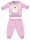 Einhorn-Winter-Baumwollbaby-Pyjama - Interlock-Pyjama - hellrosa - 92