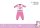 Einhorn-Baby-Pyjama - Jersey-Baumwollpyjama - rosa - 98