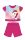 Einhorn-Sommer-Kurzarm-Baby-Pyjama - Baumwoll-Jersey-Pyjama - pink - 92
