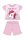 Einhorn-Sommer-Kurzarm-Baby-Pyjama - Baumwoll-Jersey-Pyjama - hellrosa - 92