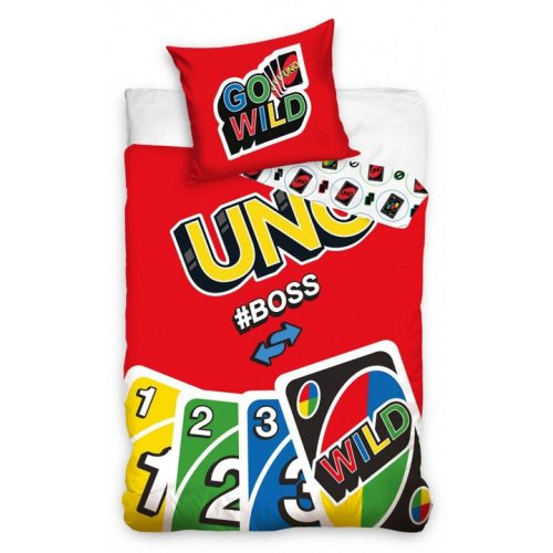 UNO Bettwäsche-Set 100% Baumwolle 140x200 + 70x90