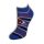 Kinder Baumwollsocken - Spiderman - 31-34 - blau gestreift